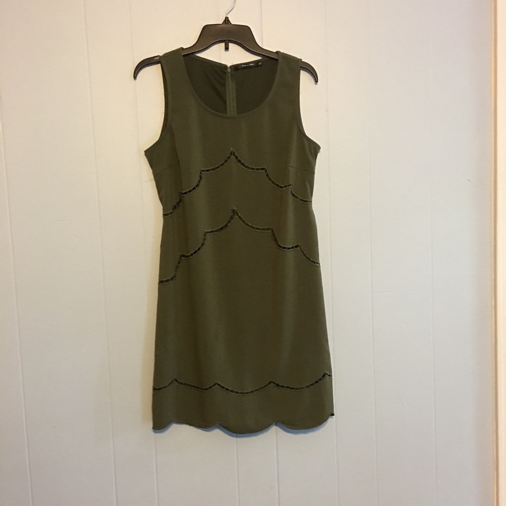 Doe & Rae Olive green dress